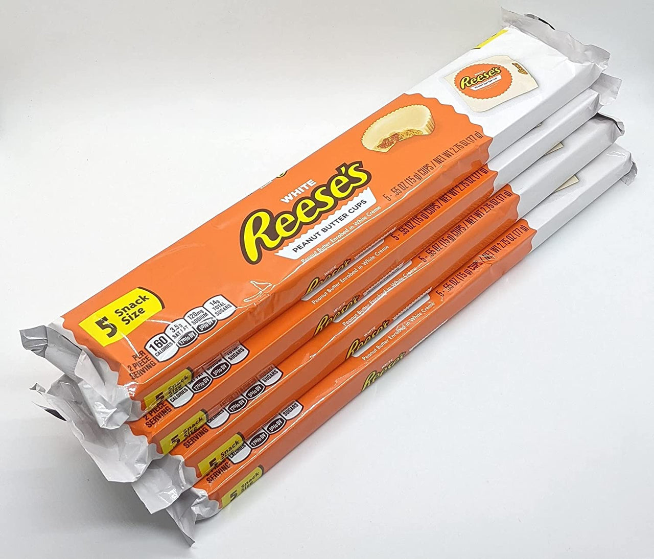 White Reese's  Peanut Butter Cups 2.75Oz x 4 pack