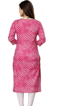 rytras Women's  Cotton Printed Straight Kurti