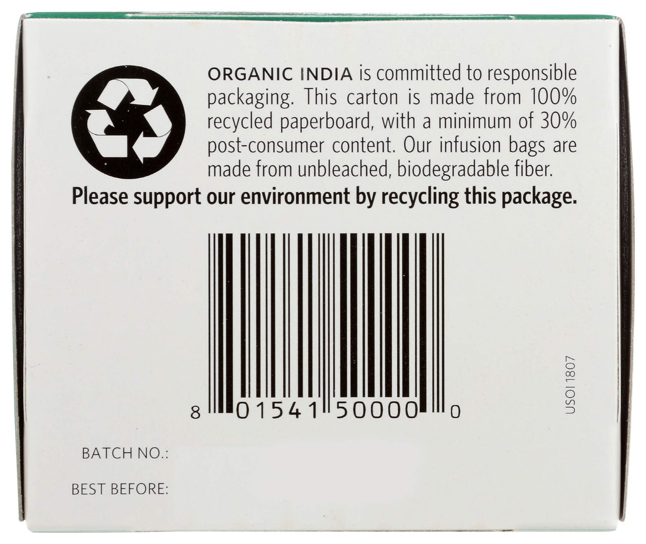 Organic India Tulsi, Original, 18 Count Box