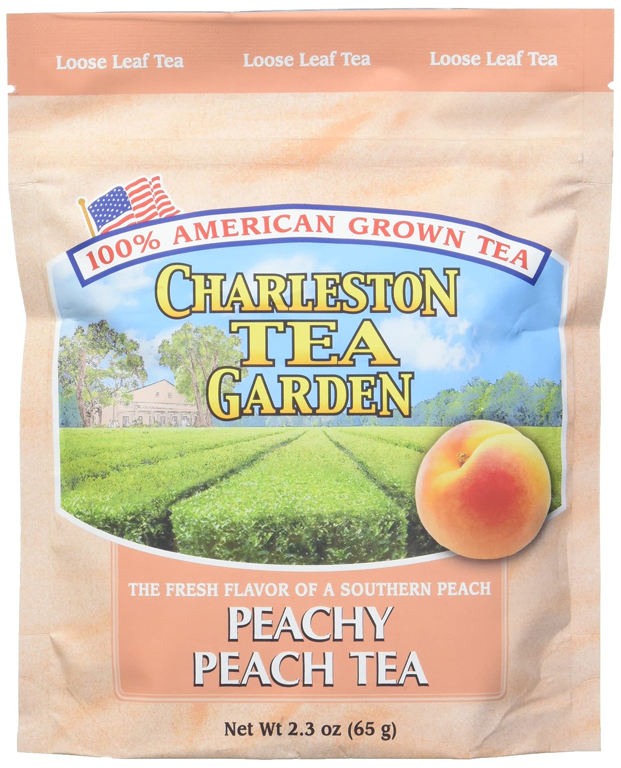 Peachy Peach Loose Leaf Pouch, 2.3 ounce