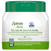 SPLENDA Stevia Zero Calorie Sweetener, Plant Based Sugar Substitute Granulated Powder, 9.8 oz Jar