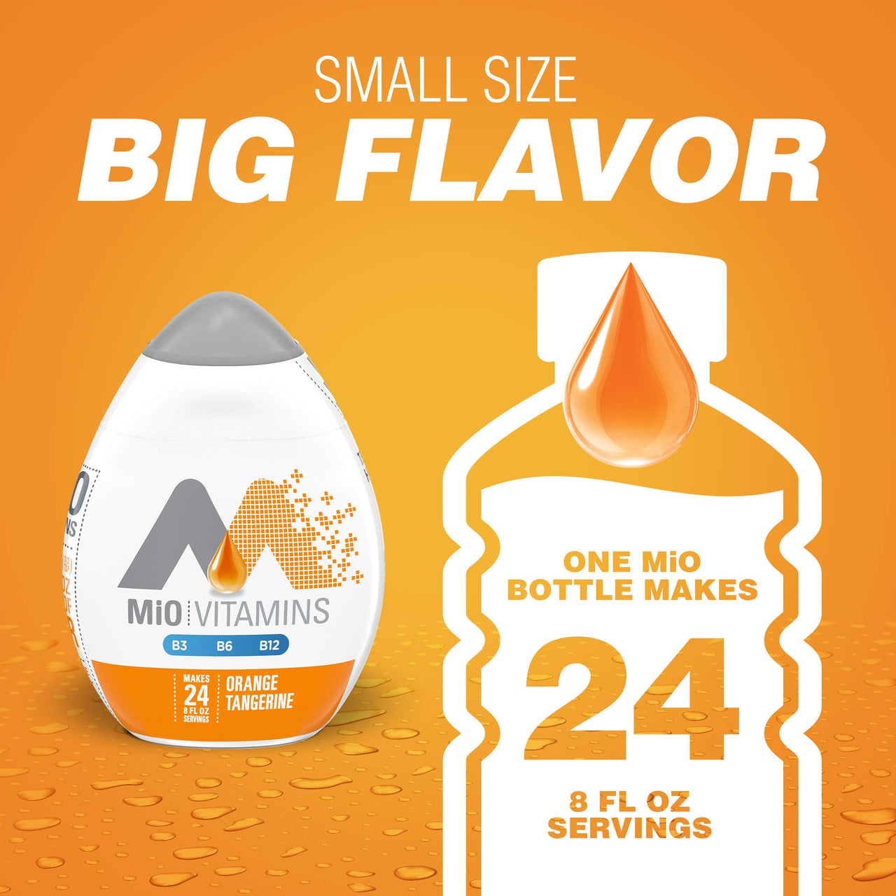 MiO Vitamins Orange Tangerine Naturally Flavored Liquid Water Enhancer 1 Count 1.62 fl oz