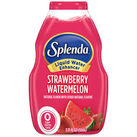 SPLENDA Liquid Water Enhancer Drops, Sugar Free, Zero Calorie, Natural Flavor, Concentrated Drink Mix, 3.11 Fl Oz Each Bottle (Strawberry Watermelon, 2 Pack)