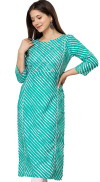 rytras Women's  Cotton Printed Straight Kurti