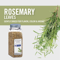 McCormick Culinary Dried Rosemary Leaves, 6 oz - One 6 Ounce Container of Dried Rosemary Herbs Perfect for Seasoning and Spices Blends for Grilling and Cooking