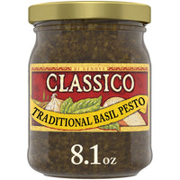 Classico Signature Recipes Traditional Basil Pesto Sauce & Spread (8.1 oz Jar)