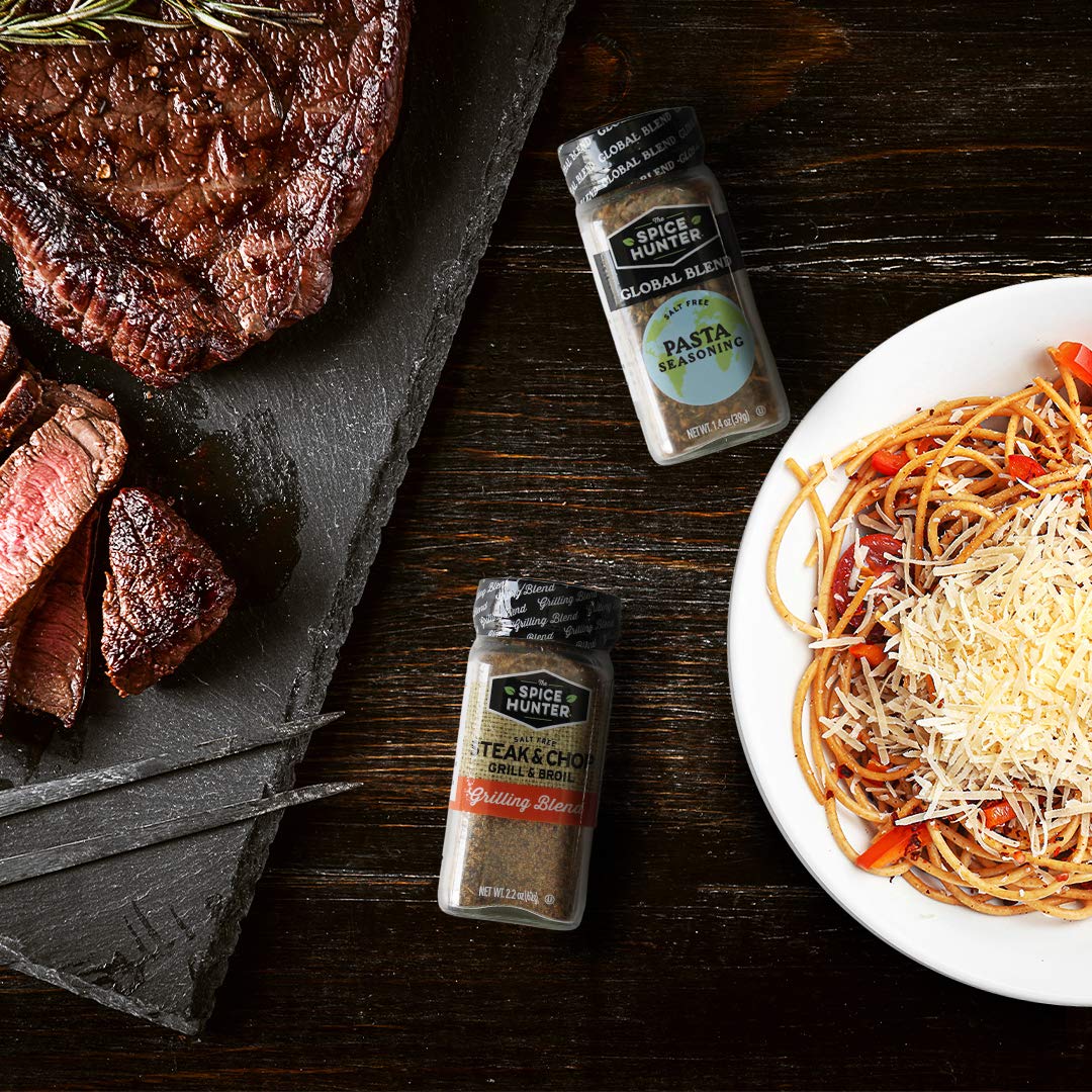 Spice Hunter The Steak Chop Grill Broil Blend Jar, Black Pepper, 2.2 Ounce