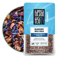 Tiesta Tea - Blueberry Wild Child, Loose Leaf Blueberry Hibiscus Herbal Tea, Non-Caffeinated, Hot & Iced Tea, 1.8 oz Pouch 20-25 Cups, Natural Flavors, Herbal Tea Loose Leaf Blend