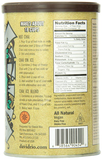 David Rio Power Chai With Matcha, 14 Ounce (Pack of 1)
