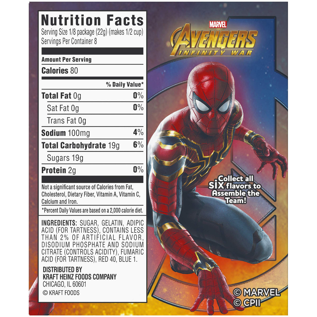 Jello Cherry Gelatin 6oz Box