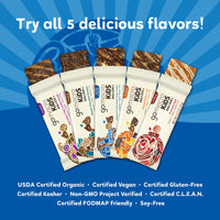 GoMacro Kids MacroBar Organic Vegan Snack Bars - Oatmeal Chocolate Chip Cookie (0.90 Ounce Bars, 7 Count)