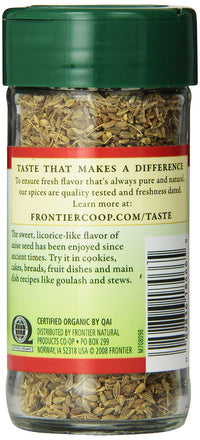 Frontier Natural Products Anise Seed, Og, Whole, 1.50 Ounce