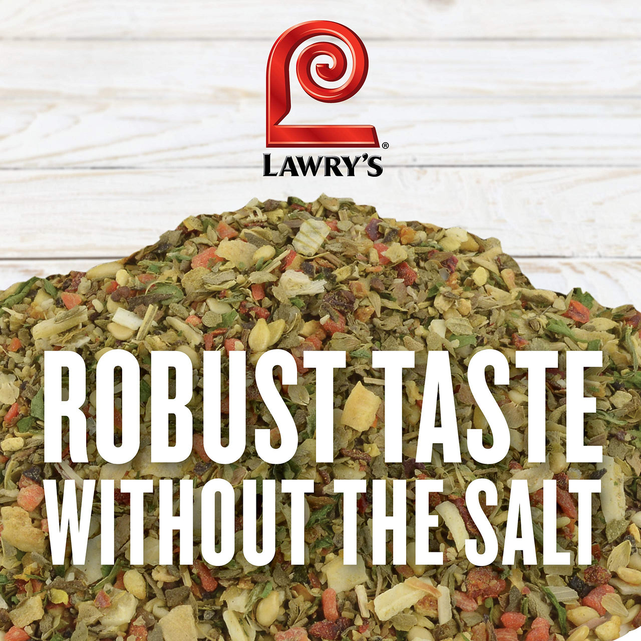 Lawry's  Salt Free 17 Seasoning, 10 oz - One 10 Ounce Container of 17 Seasoning Spice Blend Including Toasted Sesame Seeds, Turmeric, Basil and Red Bell Pepper for Seafood Poultry and Beef