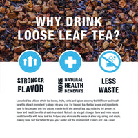 Tiesta Tea - Pomegranatopia, Loose Leaf Mixed-Berry Pomegranate White Tea, Low Caffeine, Hot & Iced Tea, 1.5 oz Pouch - 25 Cups, Natural, Flavored, White Tea Loose Leaf