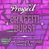 Prospect Tea Pomegranate White Tea Pods Compatible with K Cup Brewers Including 2.0, Graffiti Burst, 40 count