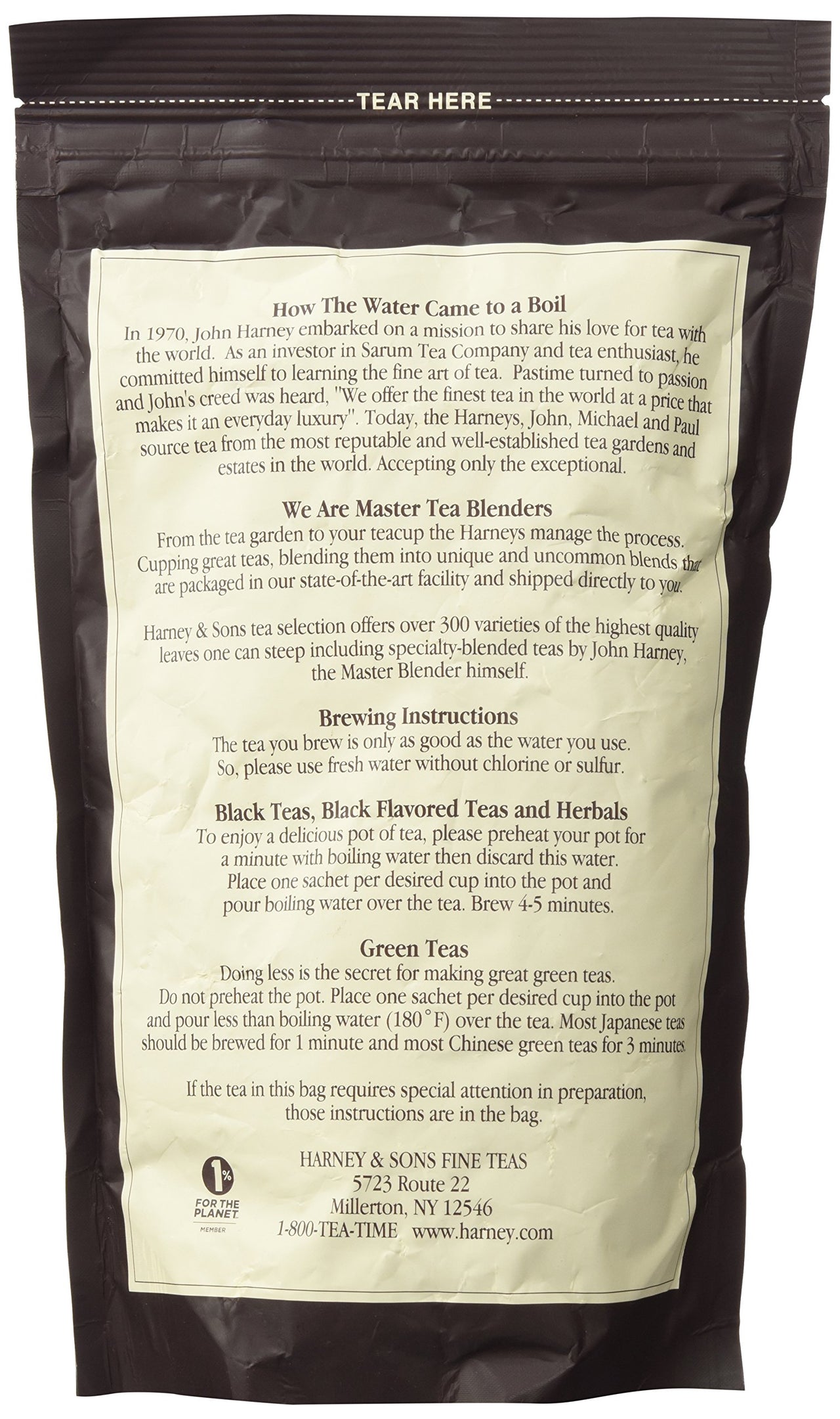 Harney & Sons Fine Teas Apricot Tea - Bag of 50 Tea Sachets - Fruity Black Tea