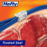 Hefty Slider Freezer Storage Bags, Quart Size, 74 Count Quart - 74 Count