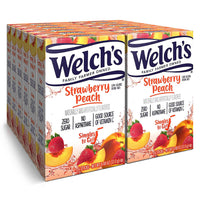 Welch's  Singles To Go Water Drink Mix - Powder Sticks, Strawberry Peach, 0.48 Ounce (Pack of 12)
