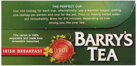 Barry's  Tea Bags, Irish Breakfast, 80 Count (Pack of 2)