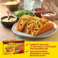Old El Paso Stand 'N Stuff Bold Nacho Cheese Flavored Taco Dinner Kit, 9.5 oz