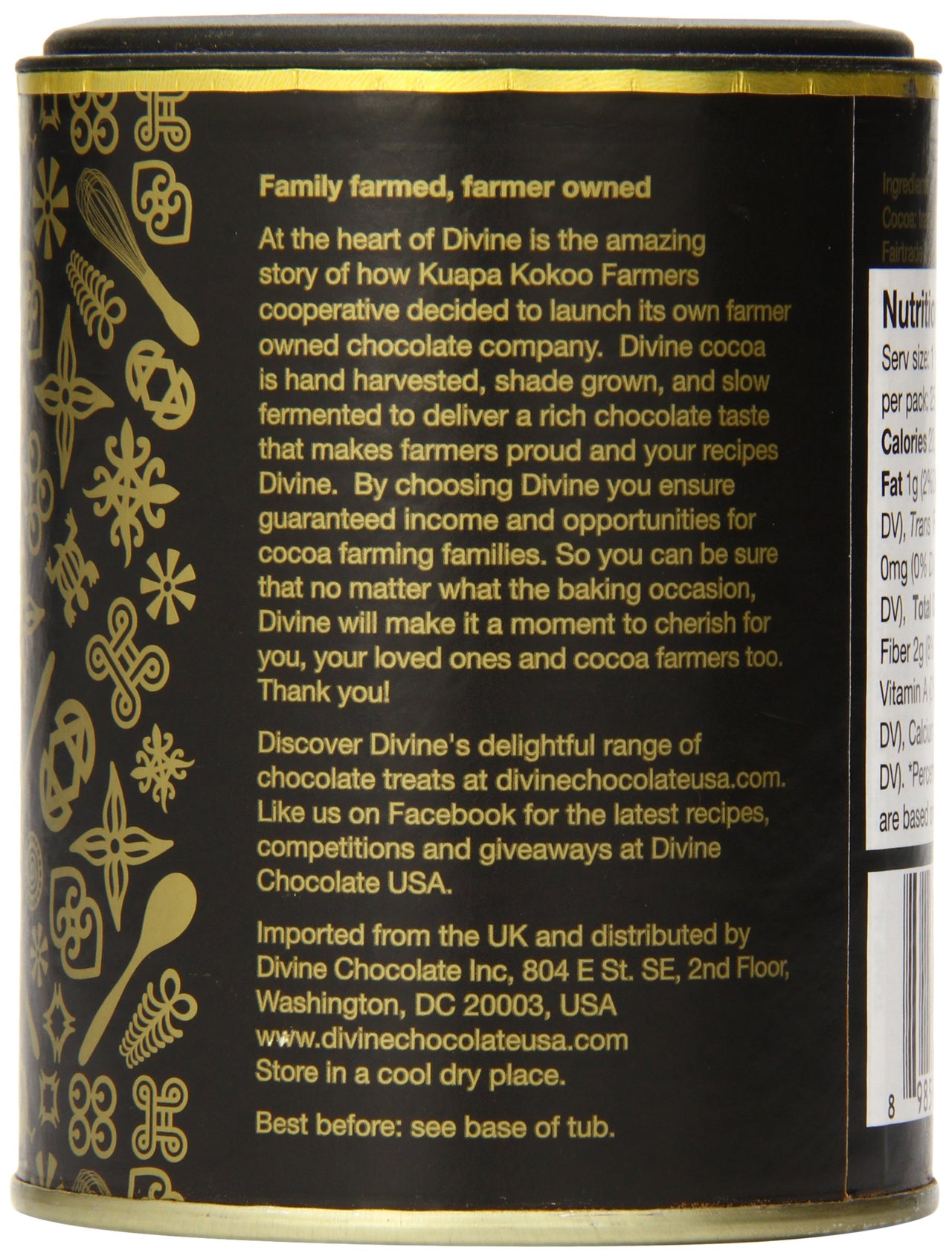 Divine Cocoa Powder, 4.4 Ounce