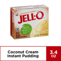 Jell-O Cook and Serve Coconut Cream Pudding, 3.4 oz Box
