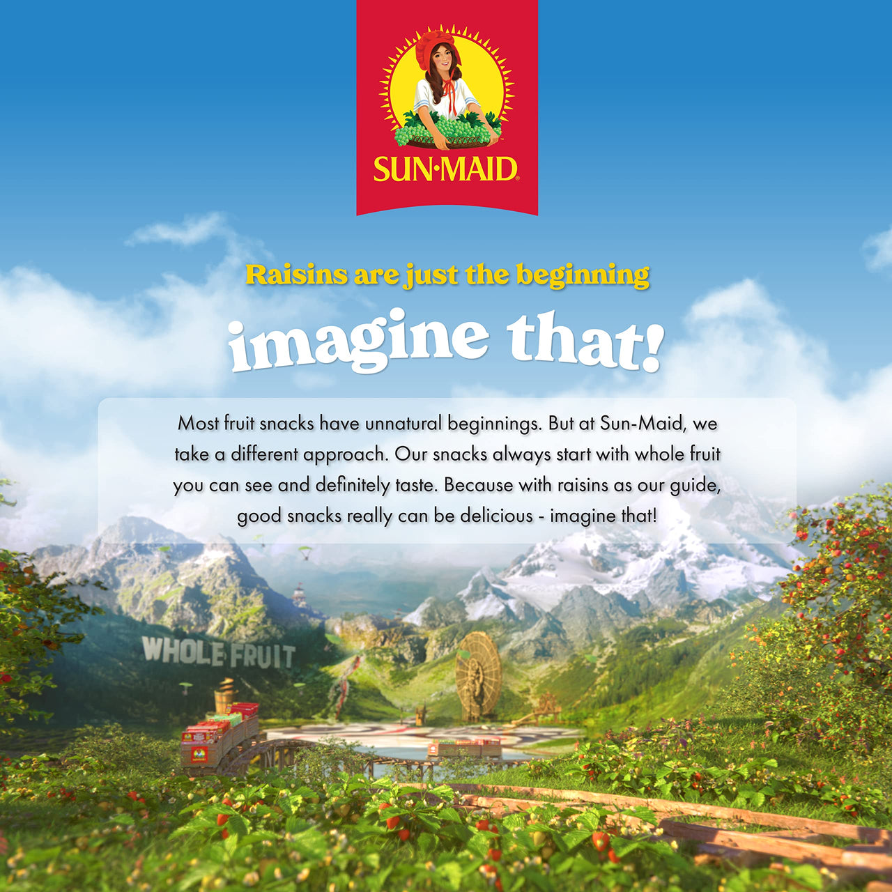 Sun-Maid | Yogurt Covered Raisin Snacks | Chocolate | 1 Ounce Snack-Size For Kids (6 Total)