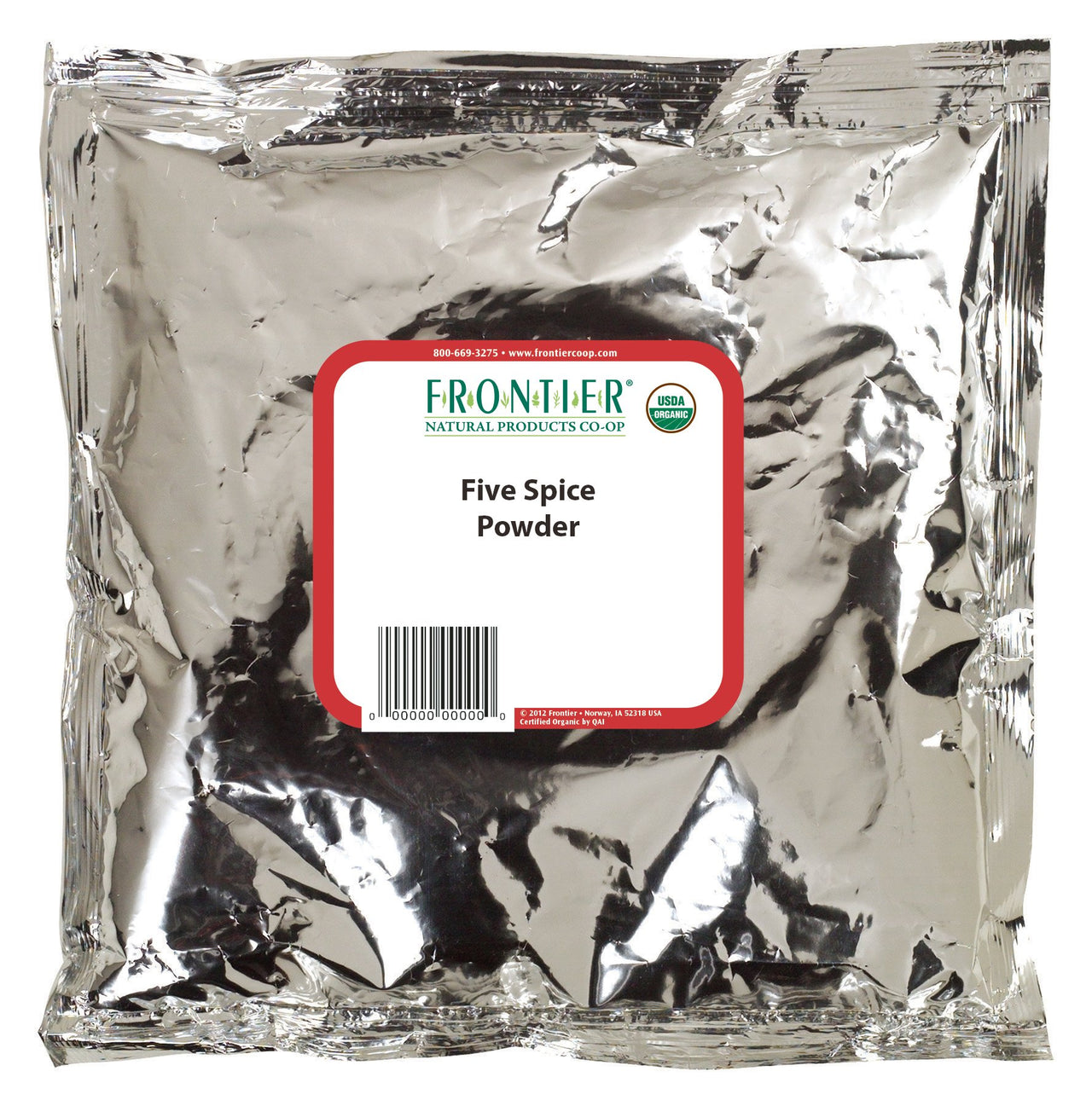 Frontier Five Spice Powder Certified Organic, 16 Ounce Bag