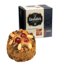 Walker's  Shortbread Glenfiddich Highland Holiday Whisky Cake, Luxury Holiday Treat, 14.1 Oz Box