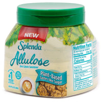 SPLENDA ALLULOSE Plant-Based Zero Calorie Sweetener Jar for Baking & Beverages (9.8 Ounce (Pack of 1))