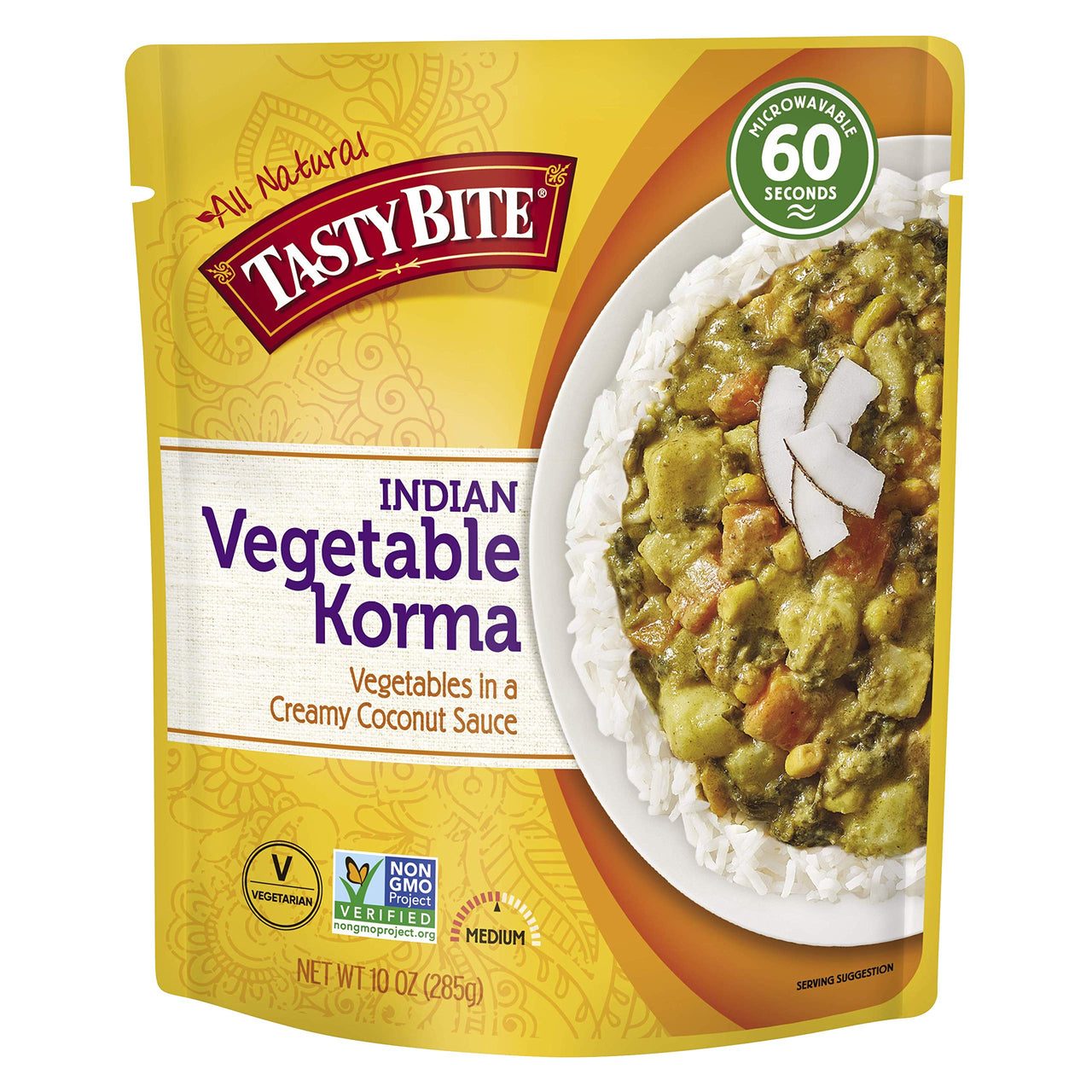 Tasty Bite Indian Entre, Vegetable Korma, 10 Ounce