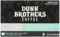 Dunn Brother's  Single Serve Coffee, Light Blend, 12 Count (Pack of 6)