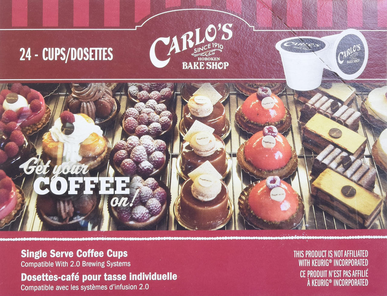 Cake Boss Coffee Vanilla Buttercream, 24Count