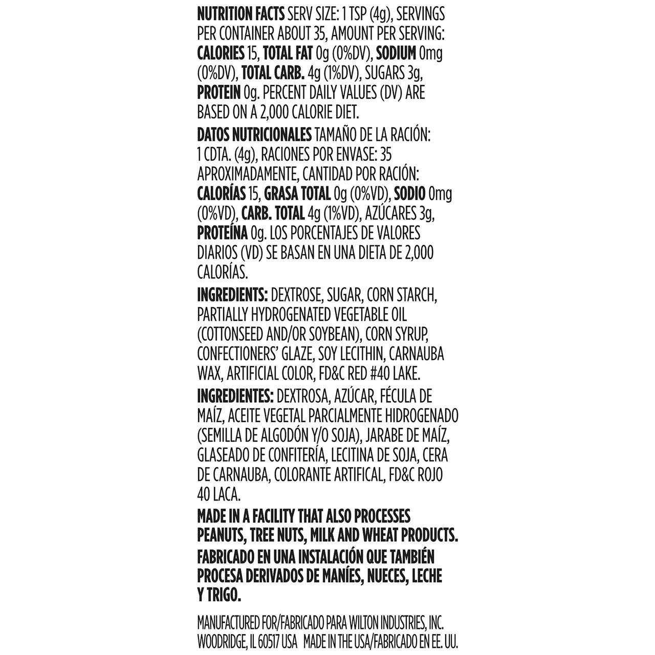 Wilton Pink Sugar Pearls, 5 oz.