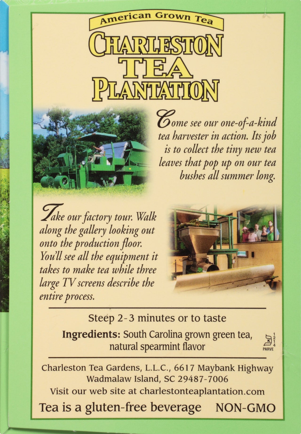 American Classic Pyramid Teabags, Island Green Mint, 12 Count, 0.84 Oz