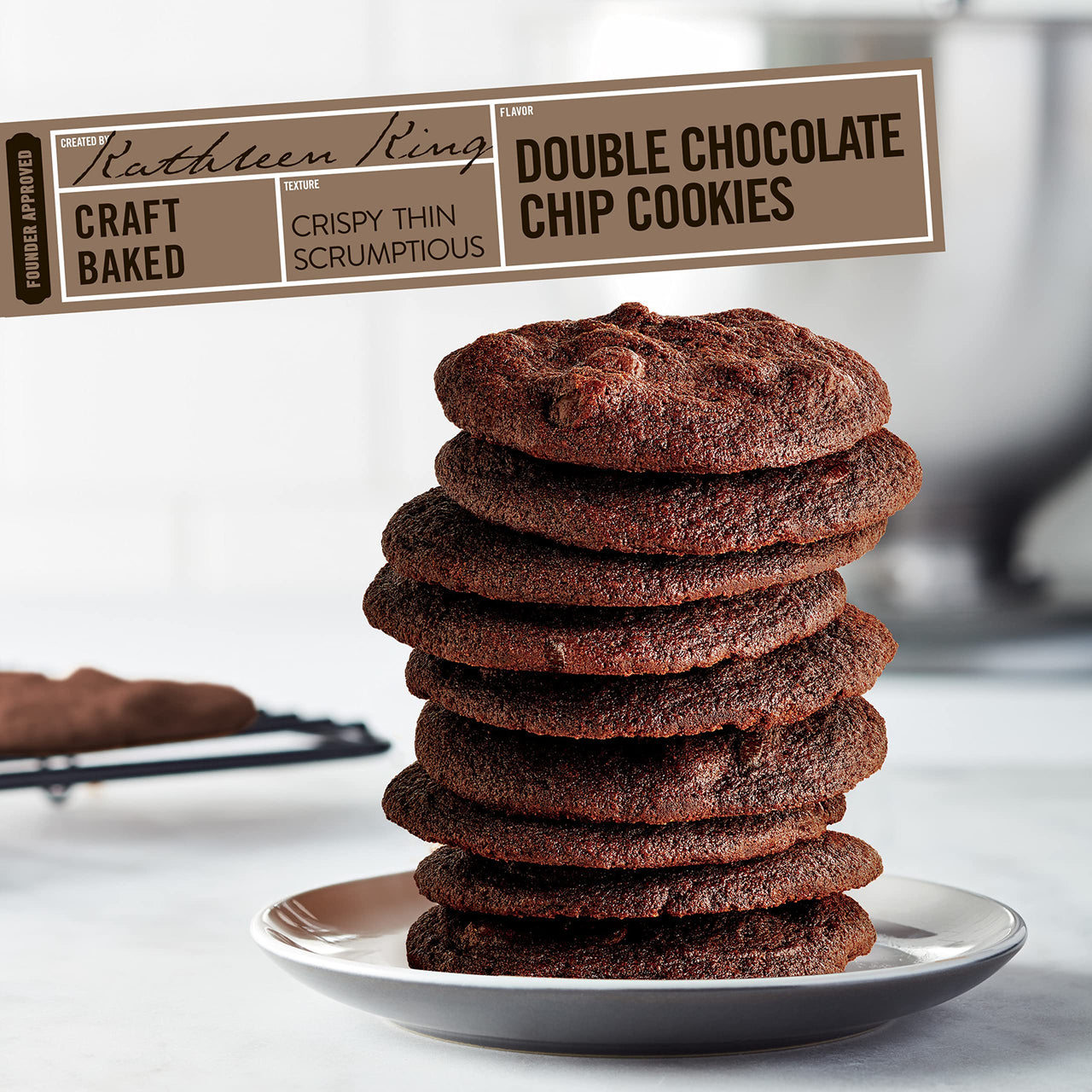 Tate's  Bake Shop Double Chocolate Chip Cookies, 7 oz
