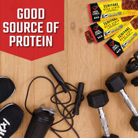 Jack Link's  Beef Jerky Bars, Teriyaki - 8g of Protein and 80 Calories Per Protein Bar, Made with Premium Beef, No added MSG - Keto Friendly and Gluten Free Snacks (Pack of 12)