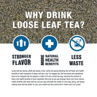Tiesta Tea Yerba Mate 12oz Bulk Bag - Traditional Loose Leaf Green Mat Tea, High Caffeine, Hot & Ice Tea, 200 Cups, Natural Flavors, No Artificials, Premium Loose Leaf Tea