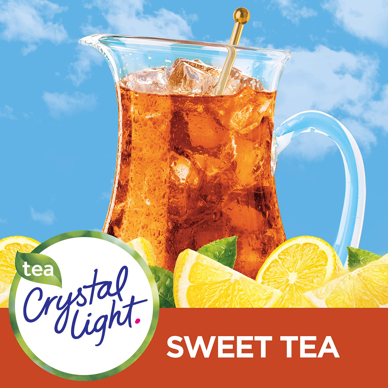 Crystal Light Sweet Tea Drink Mix, 1 count (Pack of 2) (contains 6 pitcher packets each)