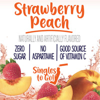 Welch's  Singles To Go Water Drink Mix - Powder Sticks, Strawberry Peach, 0.48 Ounce (Pack of 12)