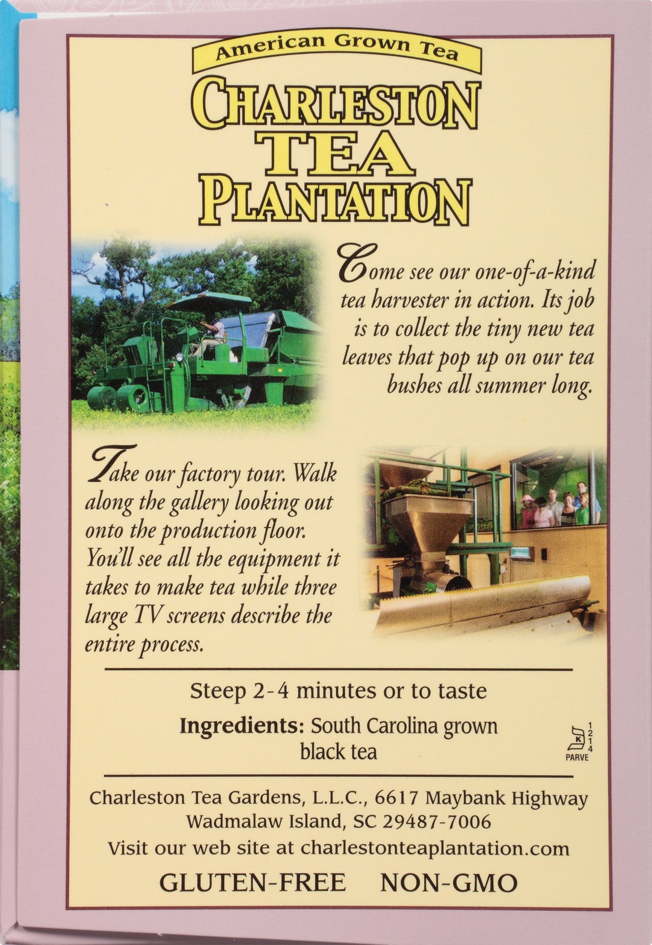 Charleston Breakfast Pyramid Teabags, 12 Count