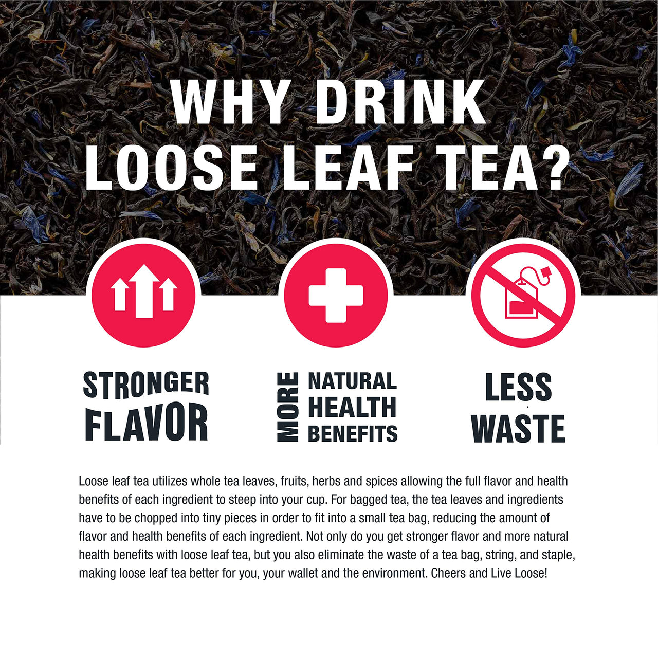 Tiesta Tea - Passion Berry Jolt, Loose Leaf Raspberry Passion Fruit Black Tea, High Caffeine, Hot & Iced Tea, 1.5 oz Pouch - 25 Cups, Natural, Flavored, Black Tea Loose Leaf