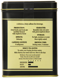 Harney & Sons Raspberry Herbal | 8 Oz Loose Leaf Tea