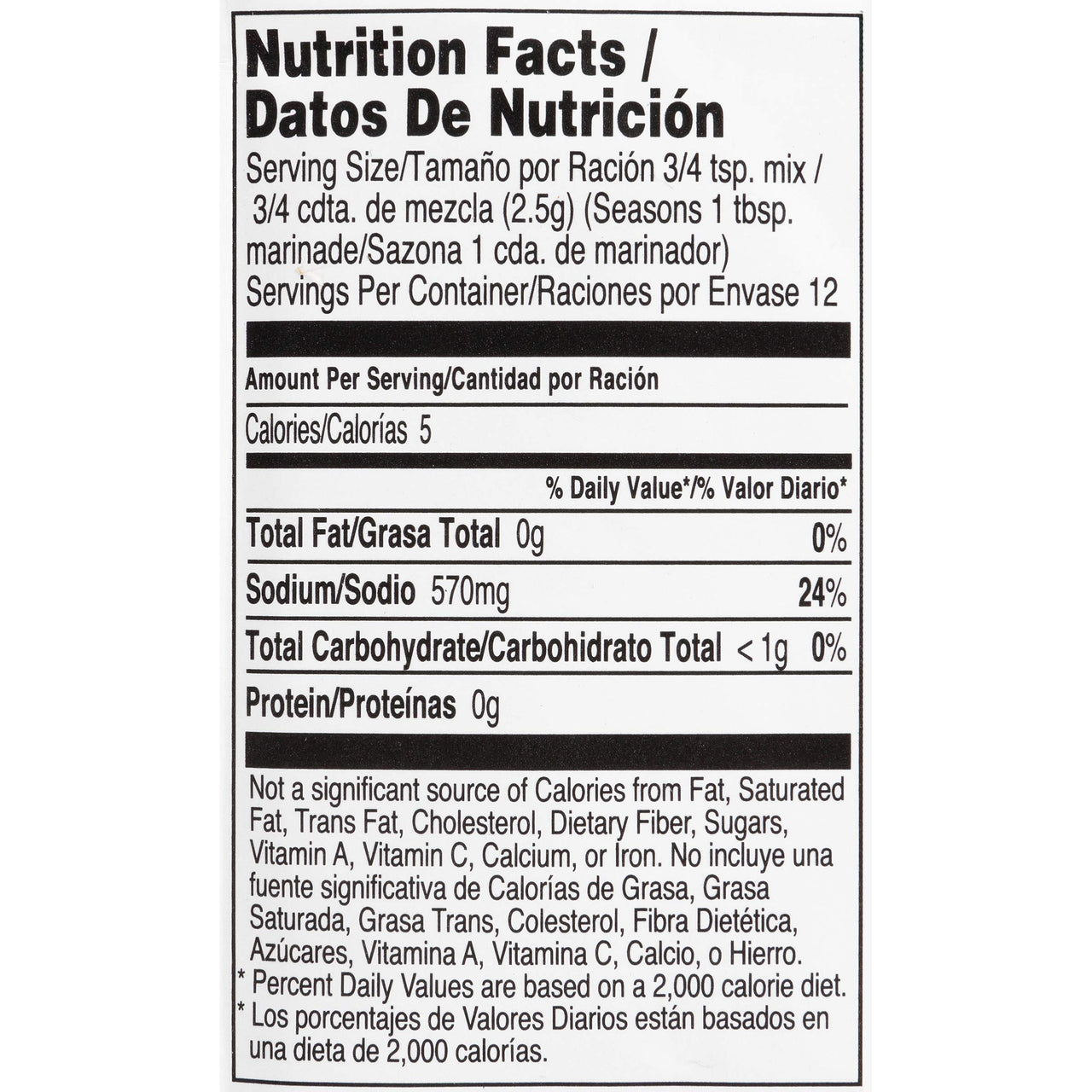 Lawry's  Tenderizing Beef Marinade Spices & Seasonings Mix, 1.06 oz (Pack of 12)