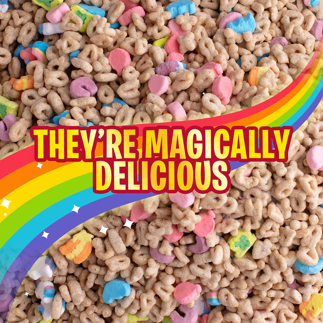 Lucky Charms Gluten Free Cereal with Marshmallows, Kids Breakfast Cereal with Whole Grain Oats, 10.5 OZ