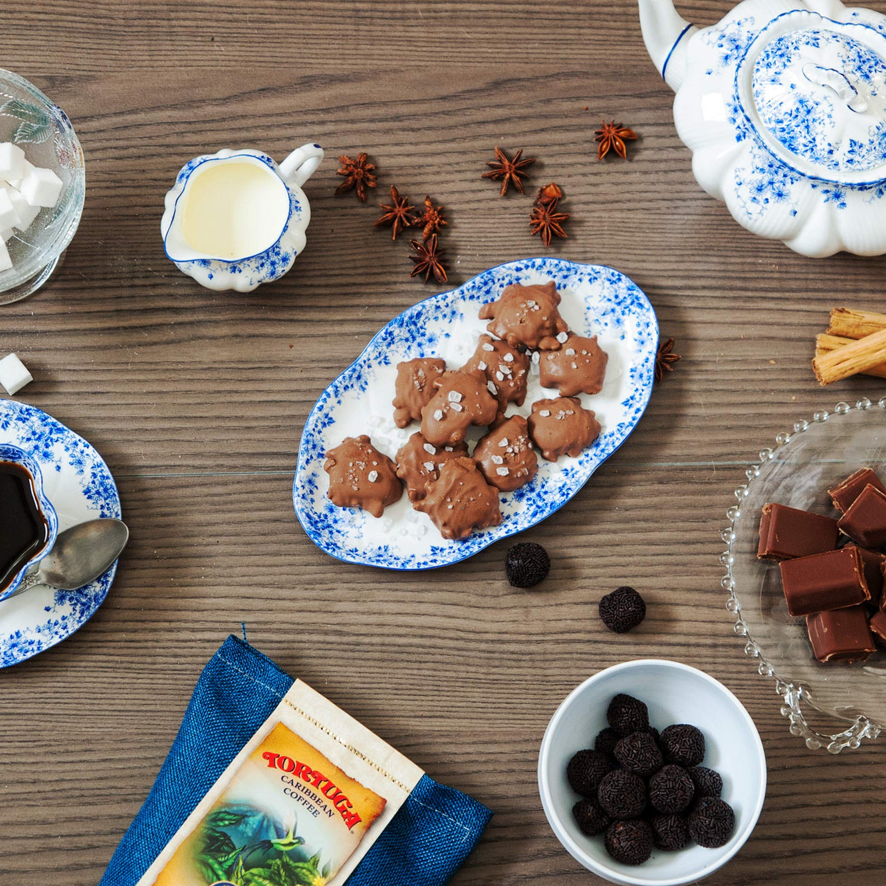 TORTUGA Caribbean Port Royal Jamaican Blue Mountain Flavored Coffee- Roasted and Ground Coffee 10oz - The Perfect Premium Gourmet Gift for Gift Baskets, Parties, Holidays, and Birthdays