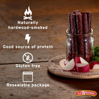 Old Wisconsin Honey Brown Sugar Turkey Sausage Snack Sticks, Naturally Smoked, Ready to Eat, High Protein, Low Carb, Keto, Gluten Free, 16 Ounce Resealable Package, Honey Turkey