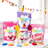 YumEarth Spring Fruit Gummy Snack Packs, 10 Count - Allergy Friendly, Non GMO, Gluten Free, Vegan