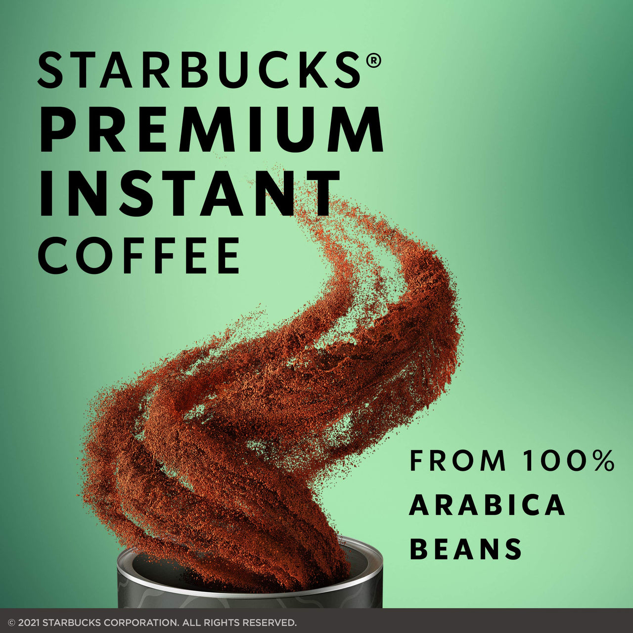 Starbucks Premium Instant Coffee, Blonde Roast, 100% Arabica, 1 Tin - upto 40 cups, 3.17 Oz