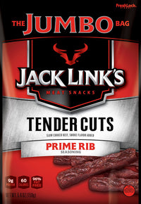 Jack Links Tender Cuts Bag, Prime Rib Beef, 5.6 Ounce